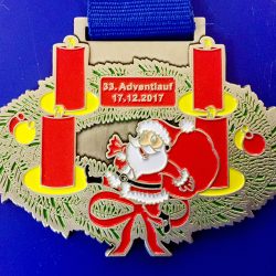 Adventlauf 2017 Medaille