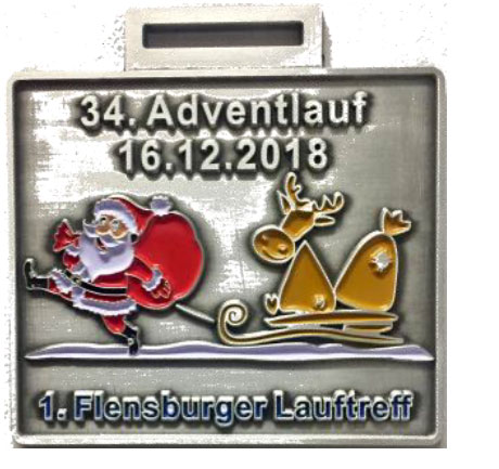 Adventlauf Medallie