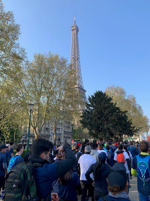 Eiffelturm Paris Marathon